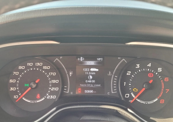 Fiat Tipo cena 55900 przebieg: 51000, rok produkcji 2020 z Dobra małe 106